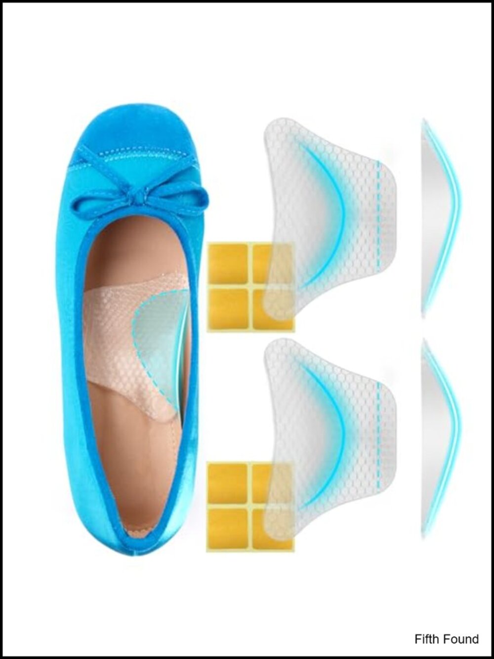 Gel Arch Support Insoles for Flat Feet & High Arch Non-Slip